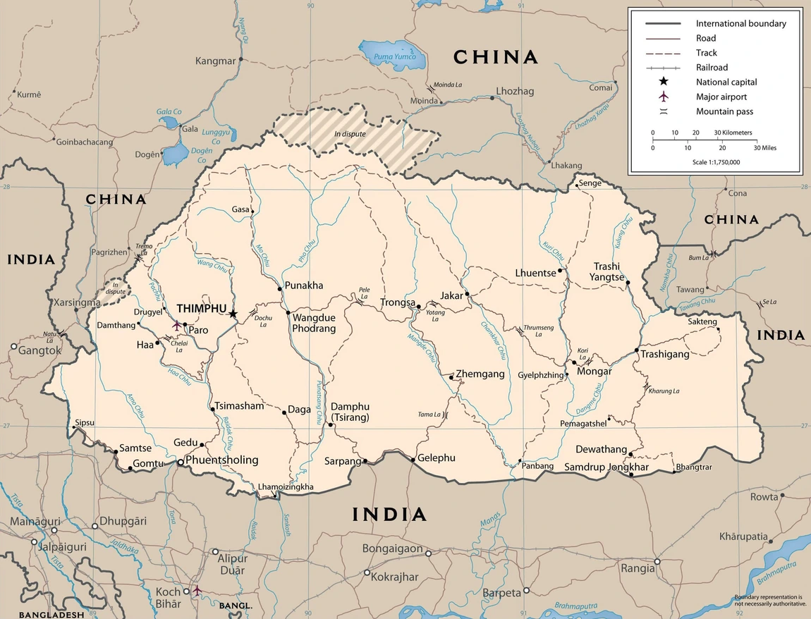 Bumthang_map